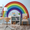Vinyl Large Rainbow Wall Mural Stickers Peel and Stick - Giant