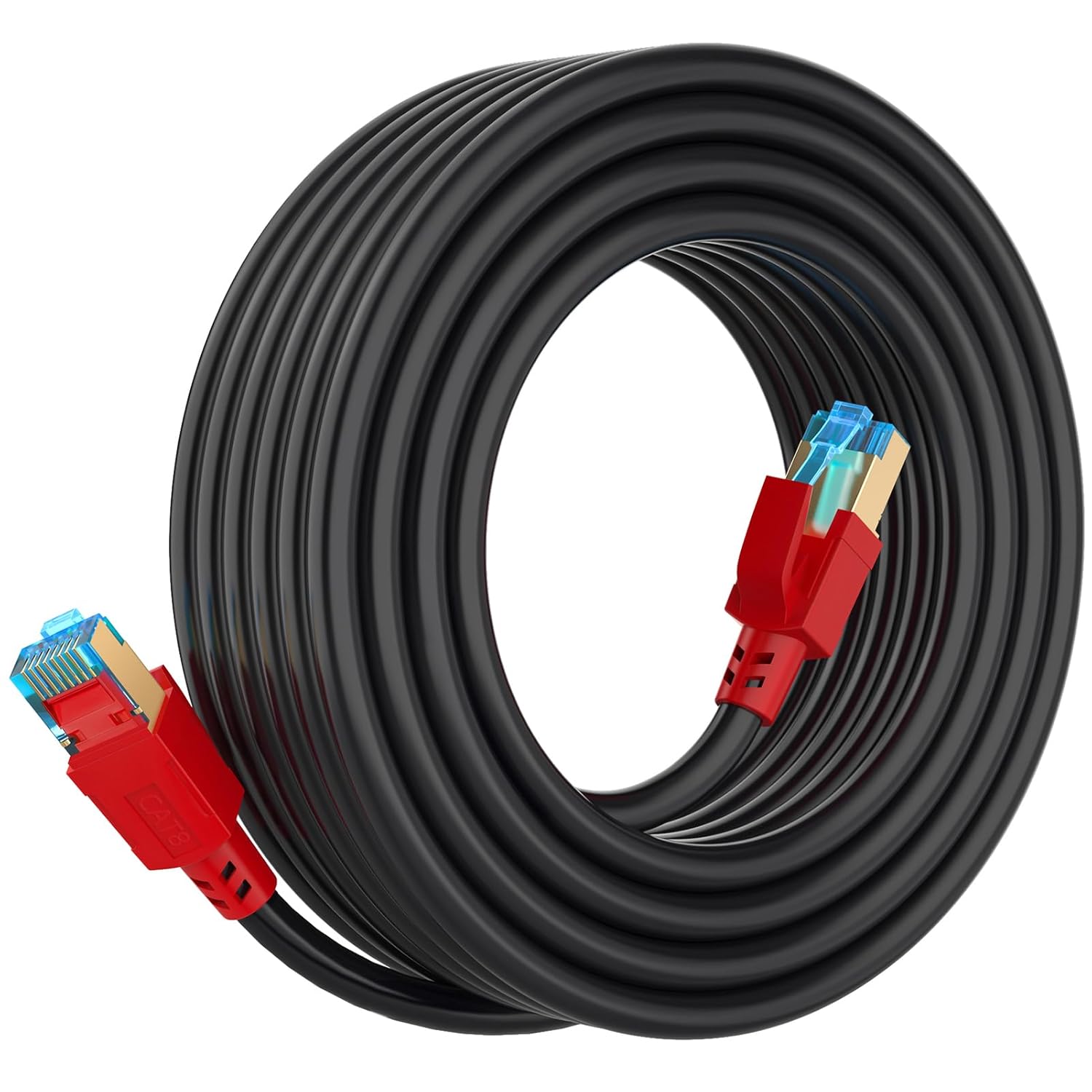 Cat 8 Ethernet Cable 100 ft for High Speed Internet Connection