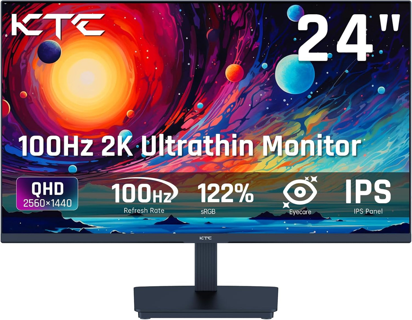 Immersive Gaming & WFH with KTC 24 QHD Monitor