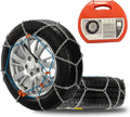 Snow Chains for Car SUV Truck and Pickup - Emergency Traction Kit