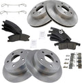 TRQ Front and Rear Brake Pad & Rotor Kit for Jeep Grand Cherokee