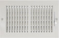 EZ-FLO 10 x 6 in White Air Vent Cover for Wall or Ceiling - Quiet