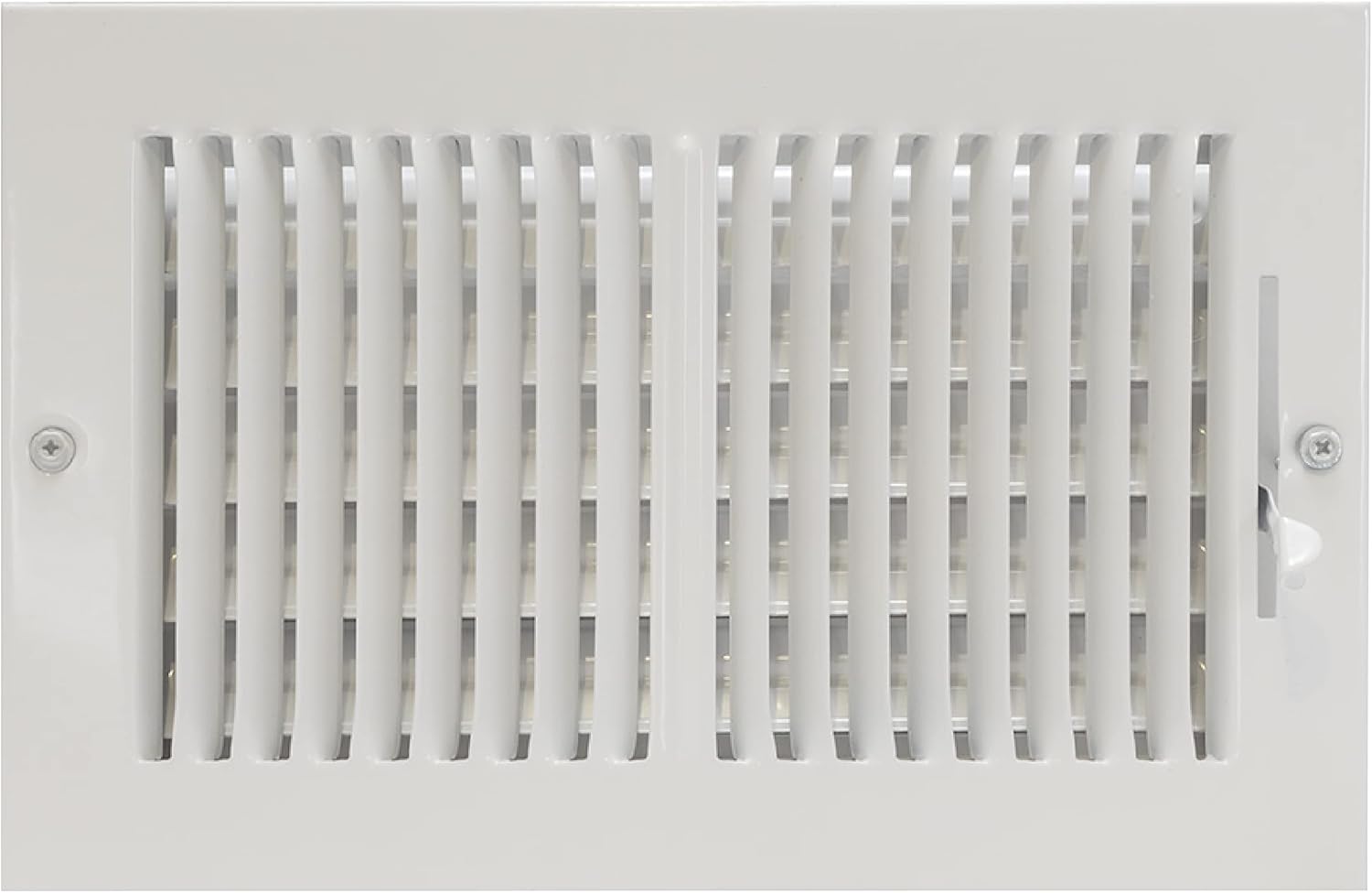 Enhance Ventilation with EZ-FLO White Steel Air Vent Cover