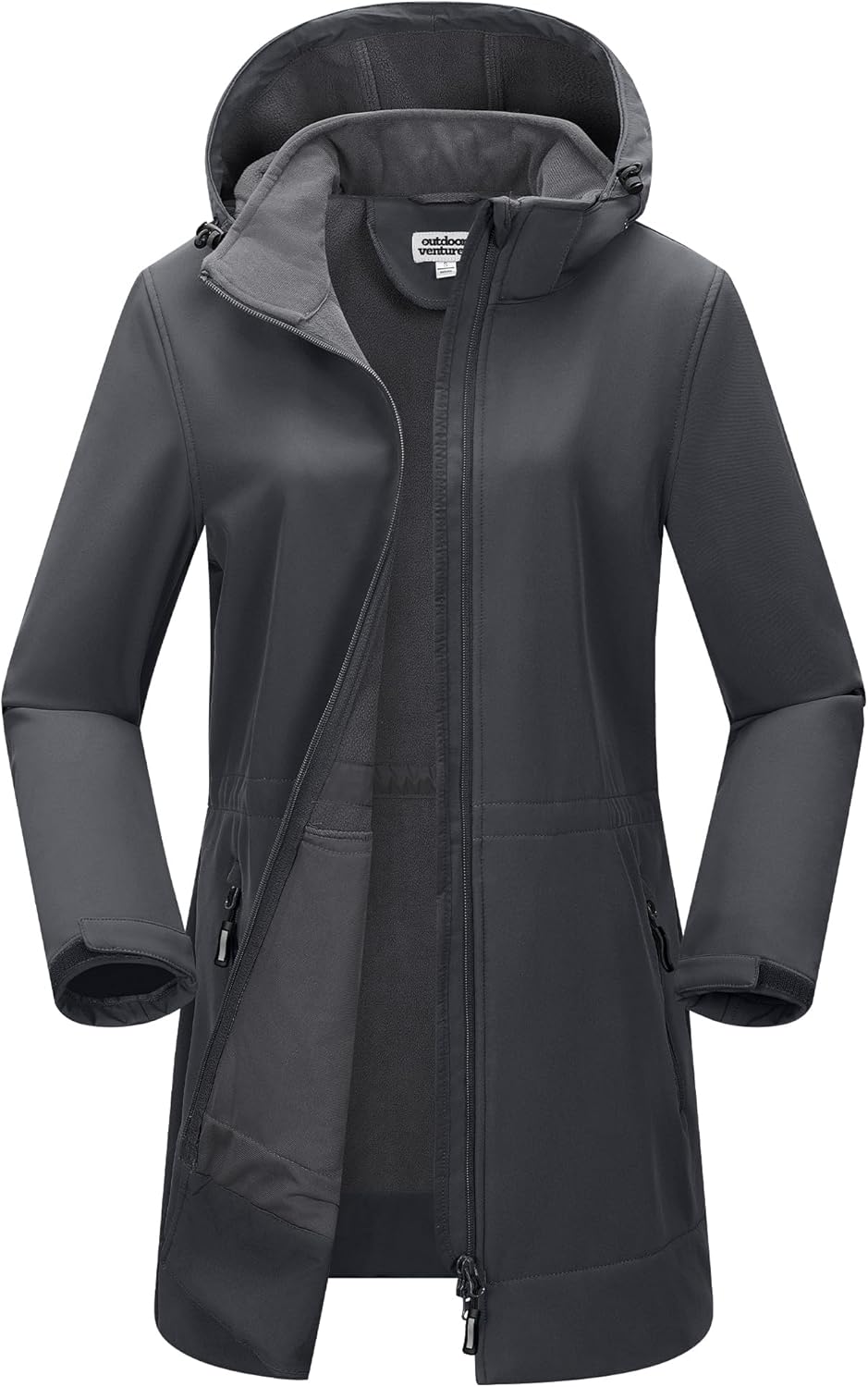 Outdoor Ventures Women's Softshell Jacket: Warm & Windproof