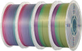 Rainbow Silk PLA 4KG Filament Bundle 1.75mm - Color Changing Smooth