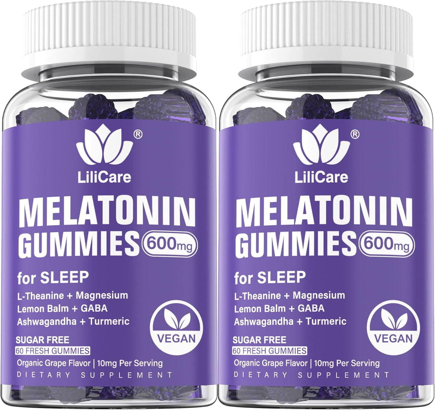 Melatonin 20mg Gummies for Adults with L-Theanine and More