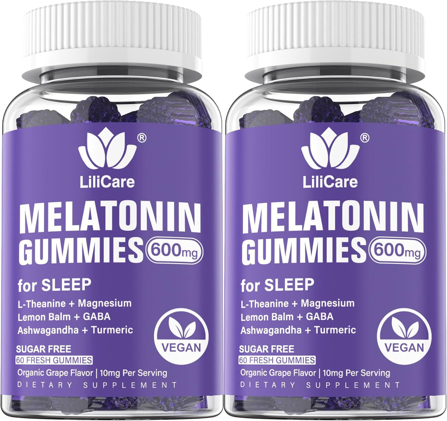 Melatonin 20mg Gummies for Adults with L-Theanine and More