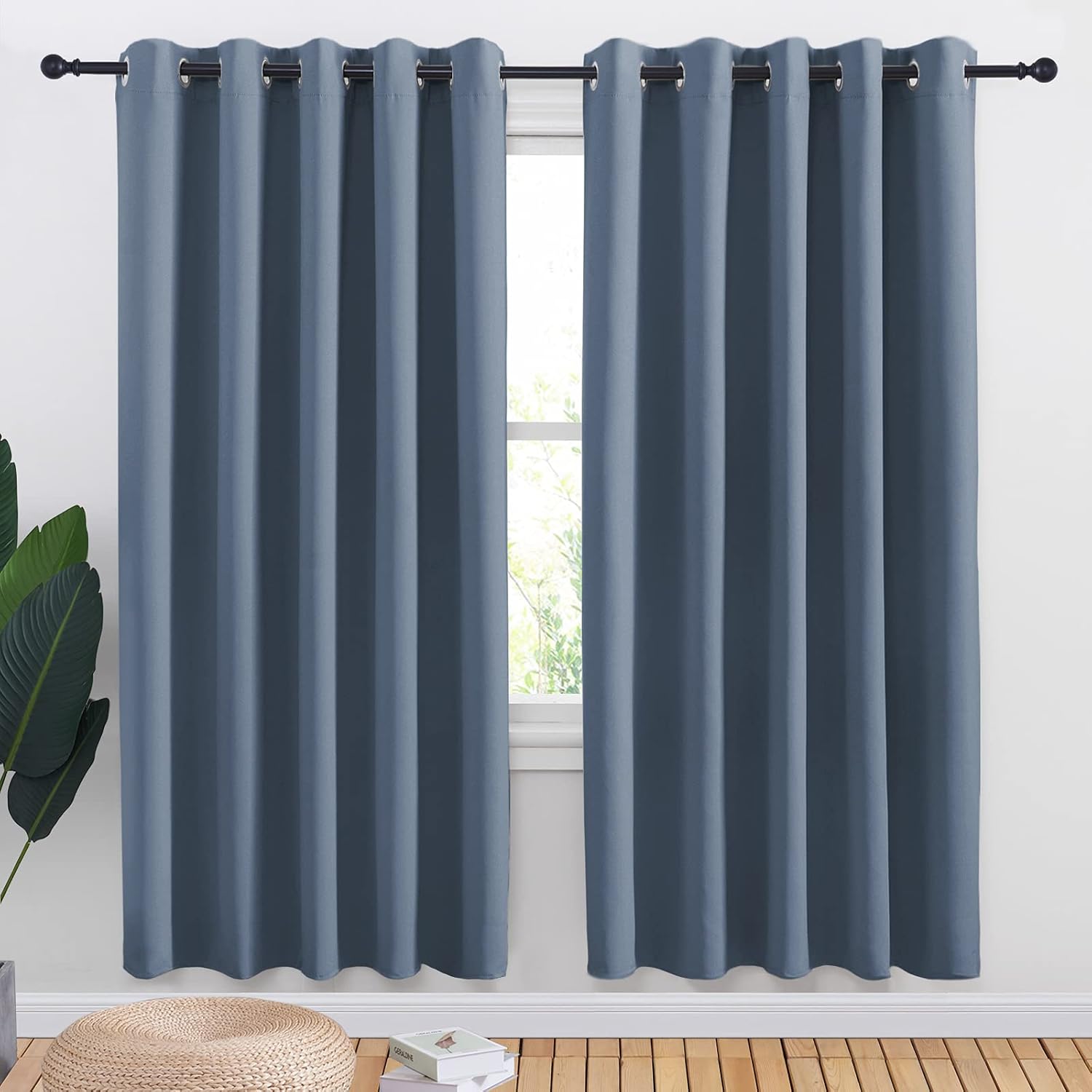 NICETOWN Blackout Draperies Curtains for Kids Room, 70 by 72 in