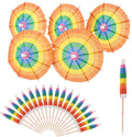 Colorful Cocktail Umbrella Picks by Abeillo