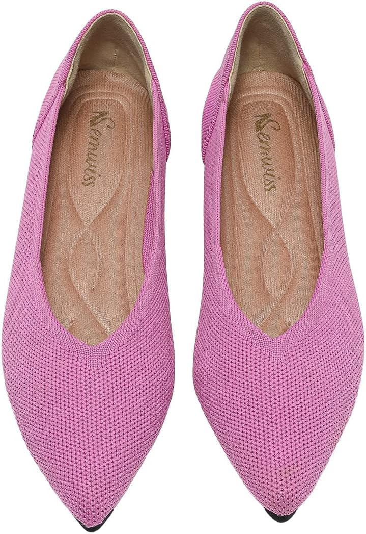 Comfortable Casual Dressy Shoes for Women - Semwiss Ballet Flats
