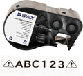 Brady All-Weather Vinyl Labels 1 in x 25 ft Black on White - Durable