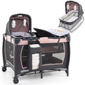 INFANS 4 in 1 Pack and Play: Portable Nursery Center for Baby