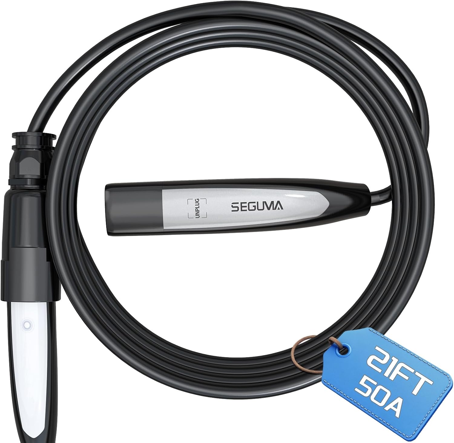 EV Charger Extension Cable for Tesla 50Amp 21ft Max 240V