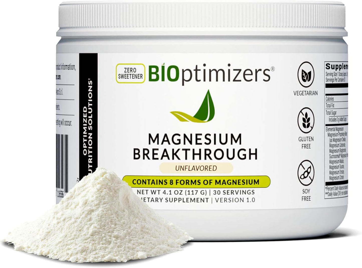 BIOptimizers Magnesium Breakthrough Drink for Sleep & Recovery