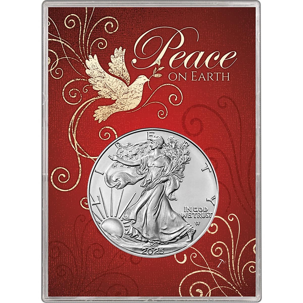 2025 U.S. Silver Eagle in Peace on Earth Gift Holder Review