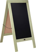 A Frame Chalkboard 40x20 Solid Wood A-Frame Sign - Cottage Green