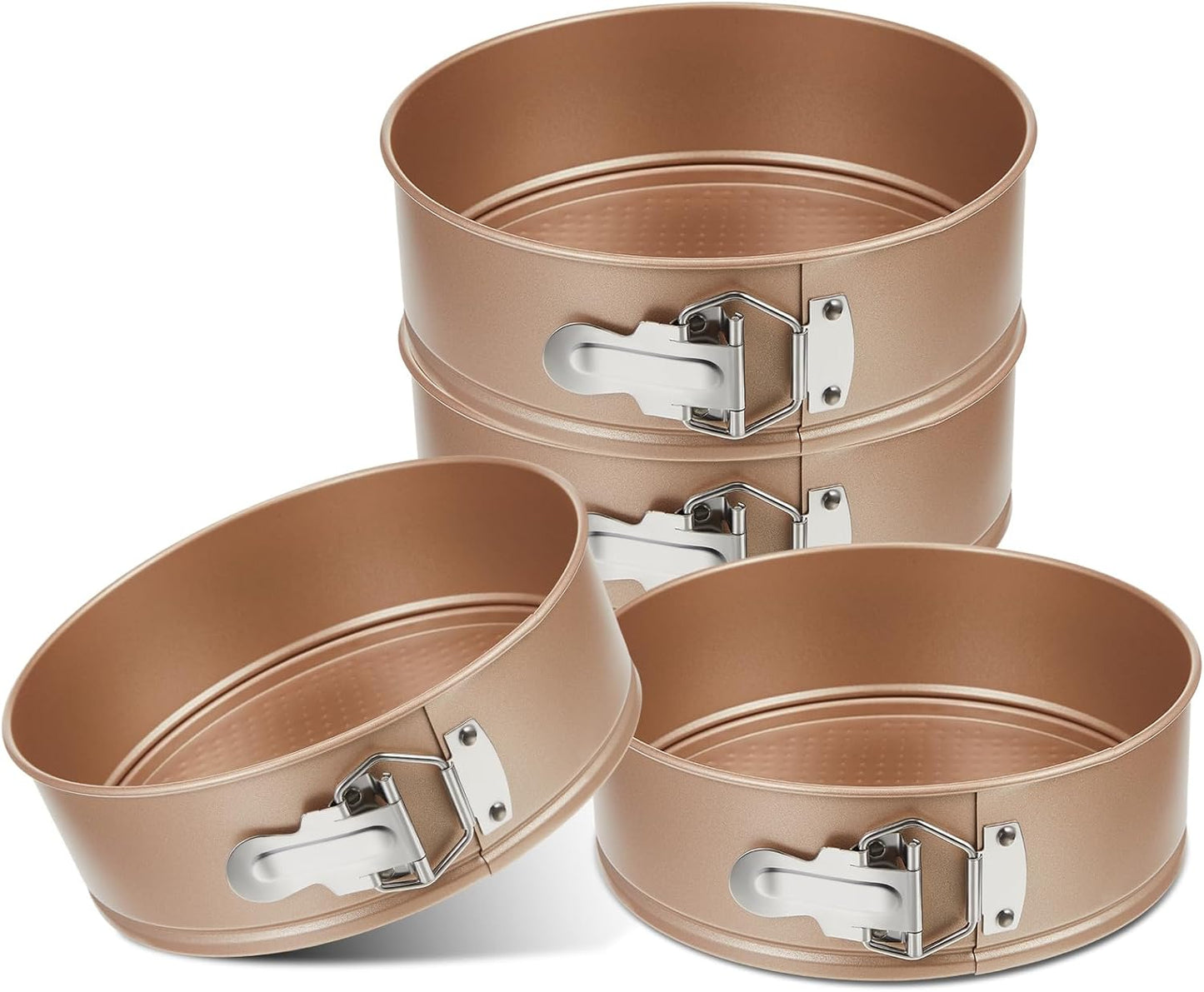8 Inch Non Stick Springform Pan Set for Perfect Cheesecakes