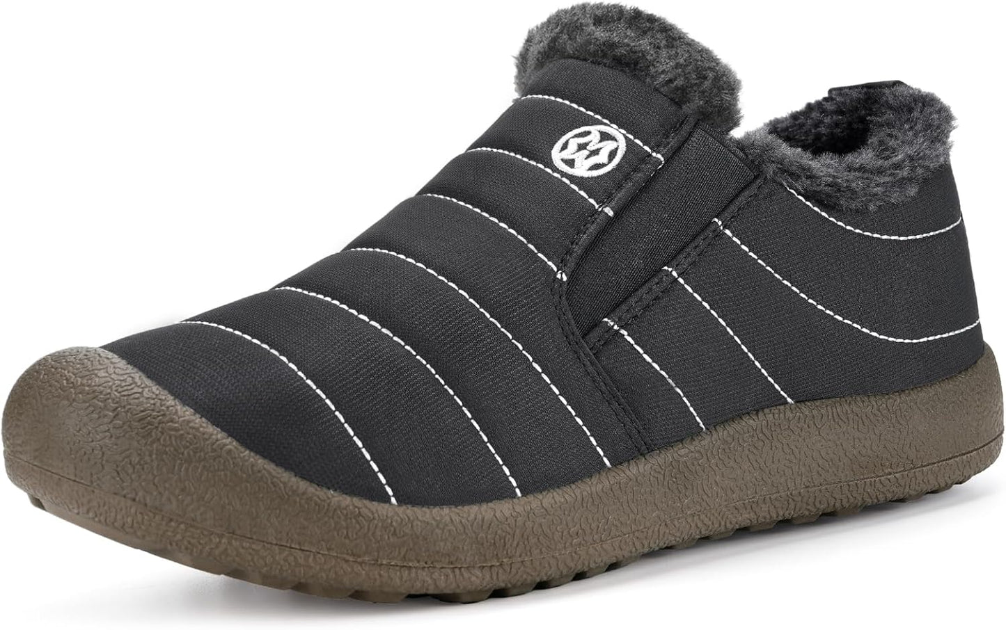 Womens Mens Snow Boots Winter Shoes Slip On Ankle Booties