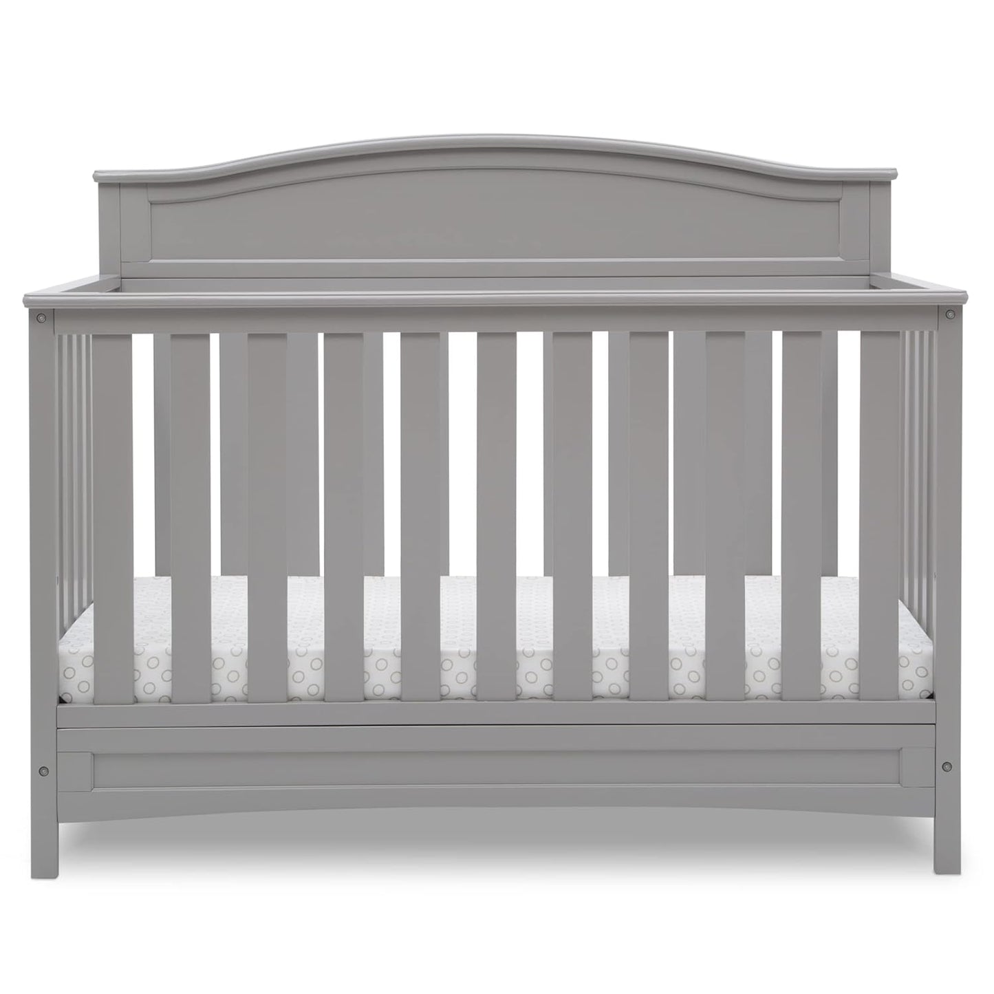 Delta Children Emery 4-in-1 Convertible Baby Crib in Grey