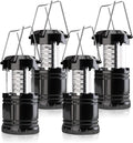 4 Pack Adjustable Brightness Lanterns - Waterproof & Portable