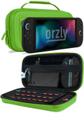 Orzly Green Protective Carry Case for Nintendo Switch 2 - Travel Ready