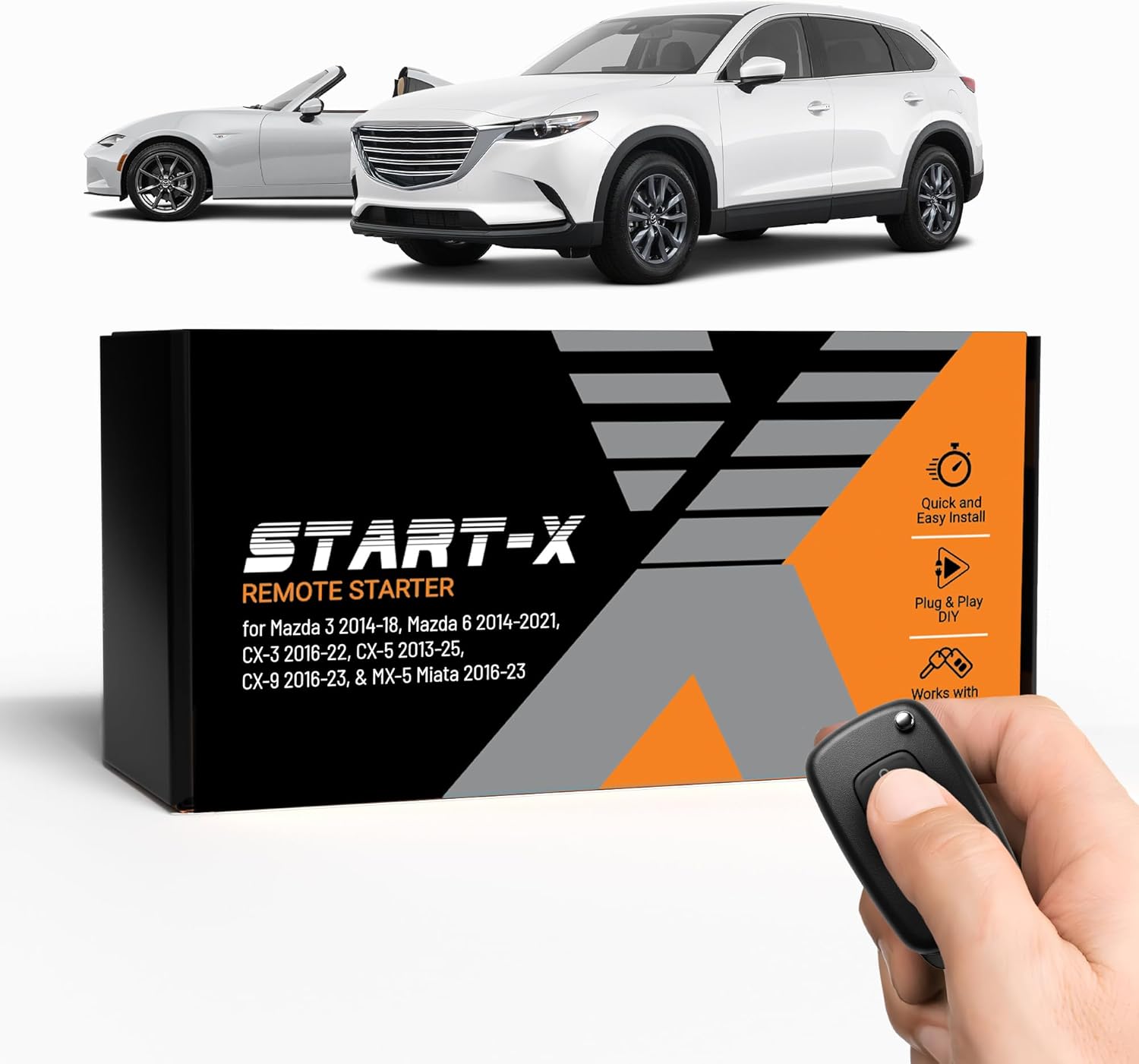 Start-X Remote Starter Kit for Mazda 3, 6, CX-3, CX-5, CX-9