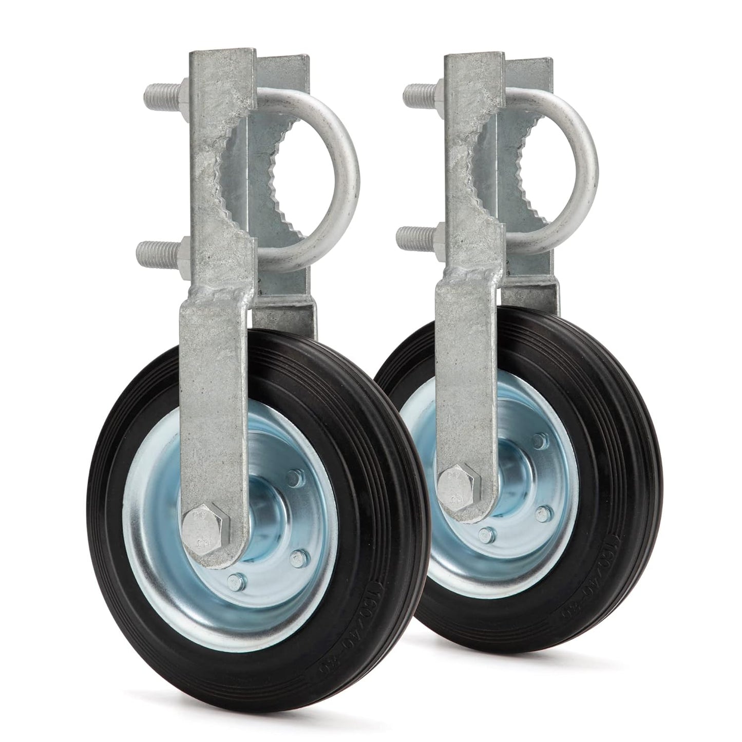 Gate Helper Wheel for Metal Swing Gates - 2 PCS Support Wheels