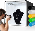 Light Box Photography 20in x 20in with 100 LED Lights - Foldable Photo