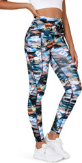 ODODOS High Waisted Yoga Leggings: Tummy Control & Pockets