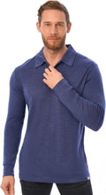 Men's Merino Wool Polo Shirt - Comfortable and Lightweight Design