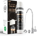 Under Sink Water Filter System with Faucet - Long Life, Reduces PFAS