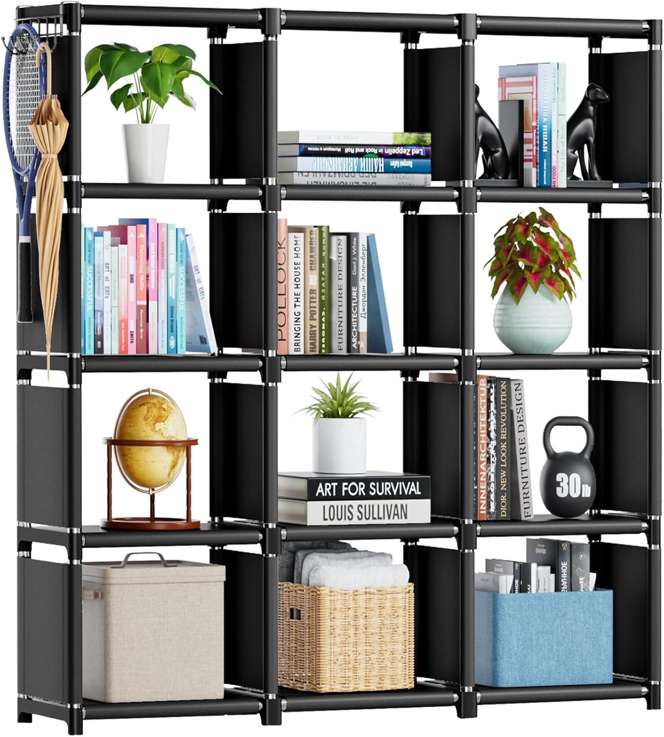 Mavivegue 12 Cube Storage Organizer for Home and Office Use