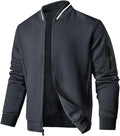 Mens Loose Fit Lightweight Bomber Jacket - Casual Stylish Layering not