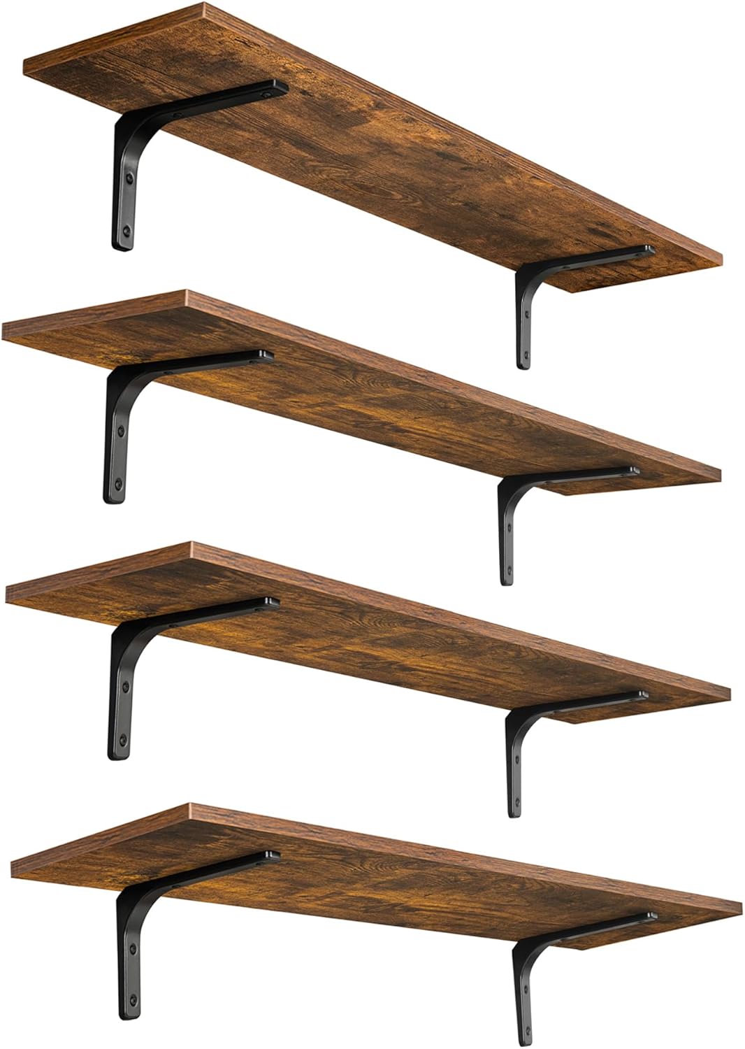 DINZI LVJ Long Wall Shelves: Extra Large Floating Storage