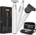 Electric Beard & Nose Hair Trimmer Kit - 12 in 1 Grooming