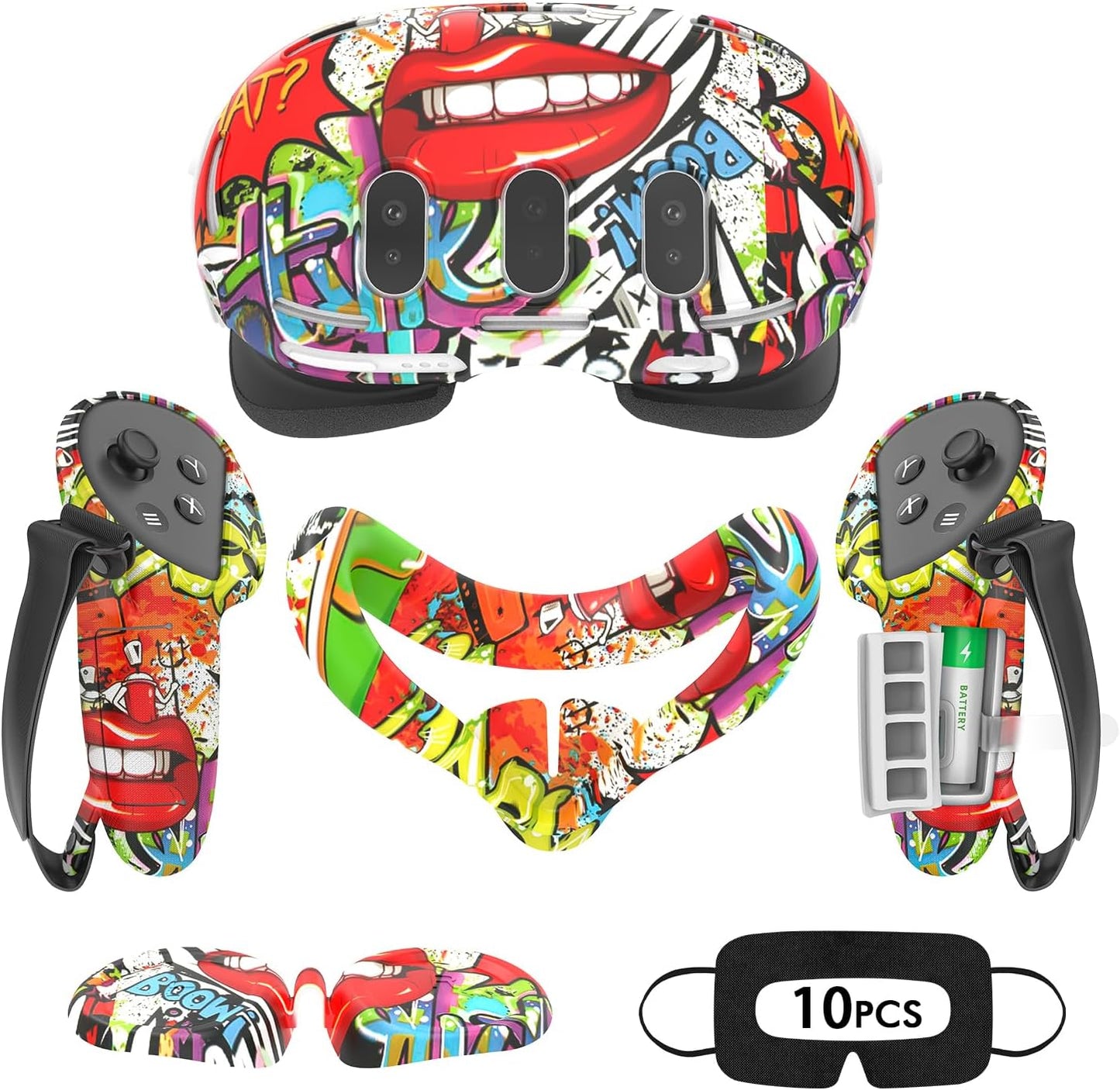 Silicone Cover Set for Meta Quest 3 - Full Protection & Style