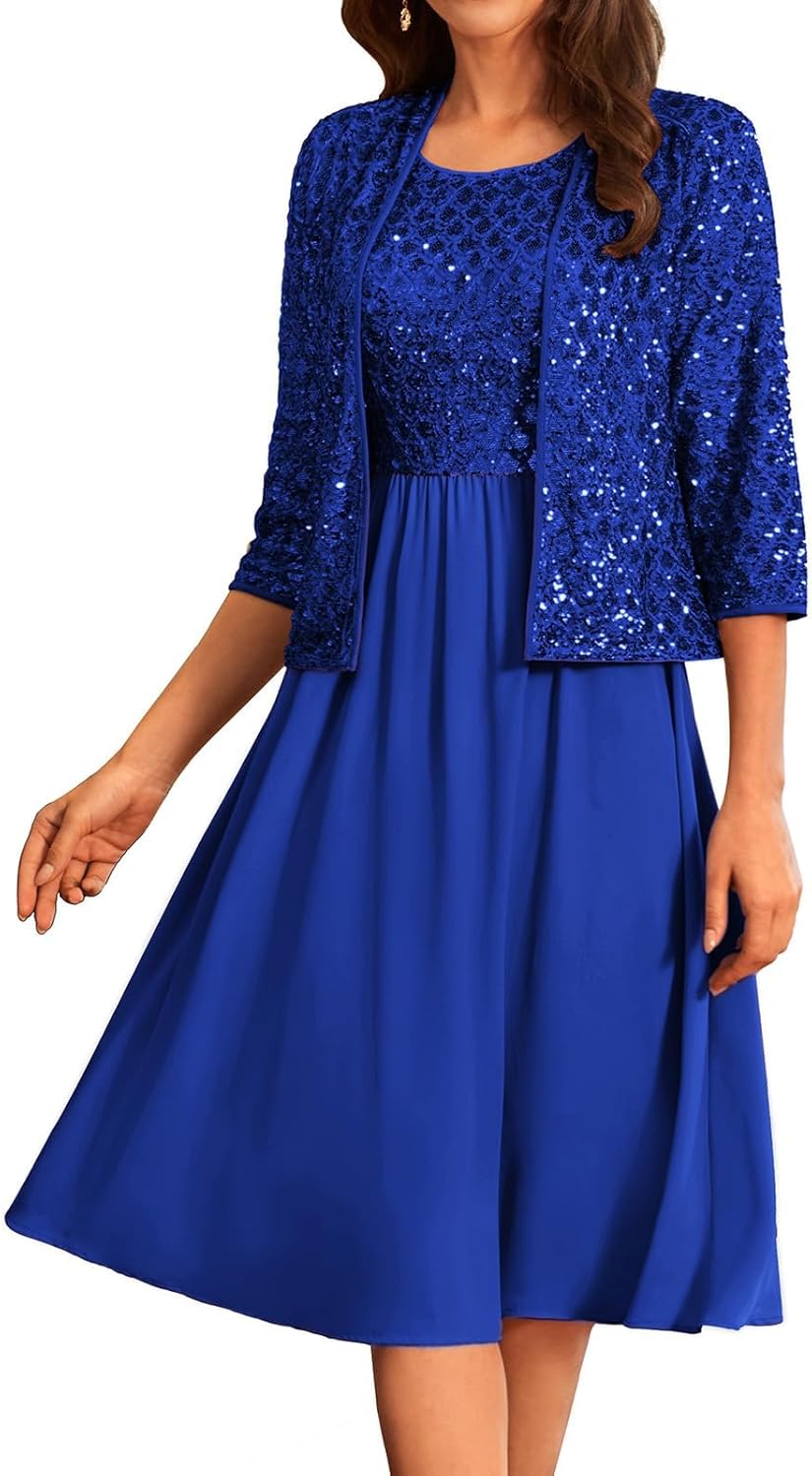 Elegant Two Piece Mother of The Bride Dresses for Special Occasions