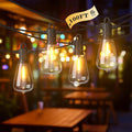 FOOMAN LED Outdoor String Lights 100FT - Durable, Replaceable Edison