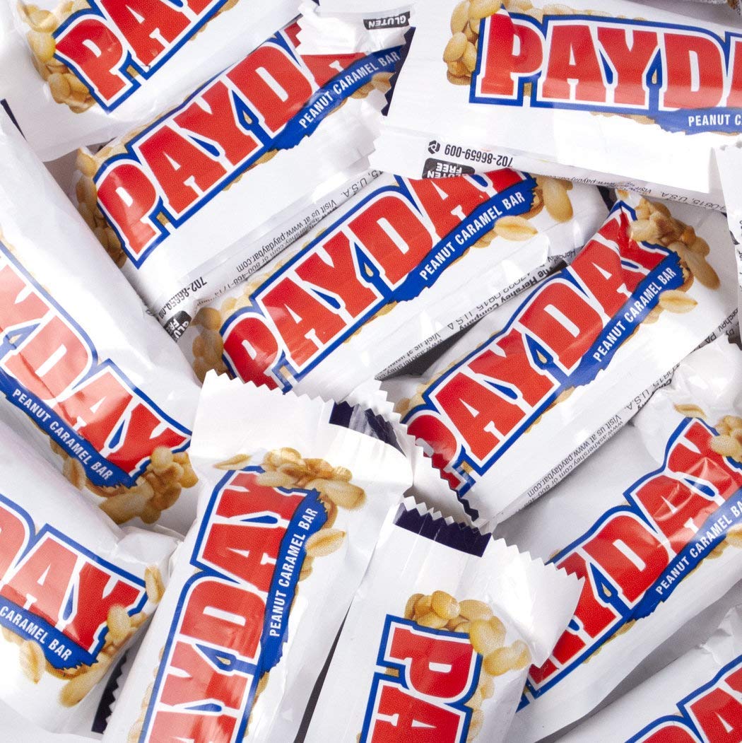 PayDay Snack Size Candy Bars 11.6oz Bag - Perfect Treats