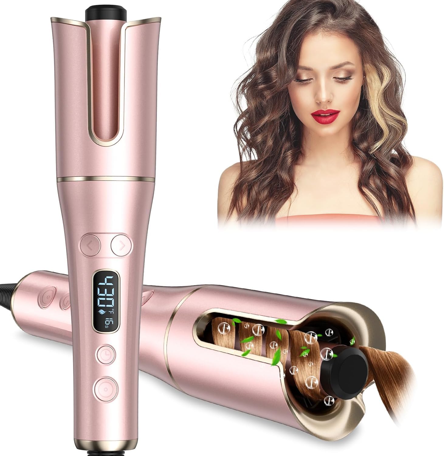 Laluztop Auto Curling Iron - Effortless Curls in Seconds!