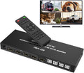 4K HDMI KVM Multiviewer Quad-View with Audio - Seamless 4x1 Switching