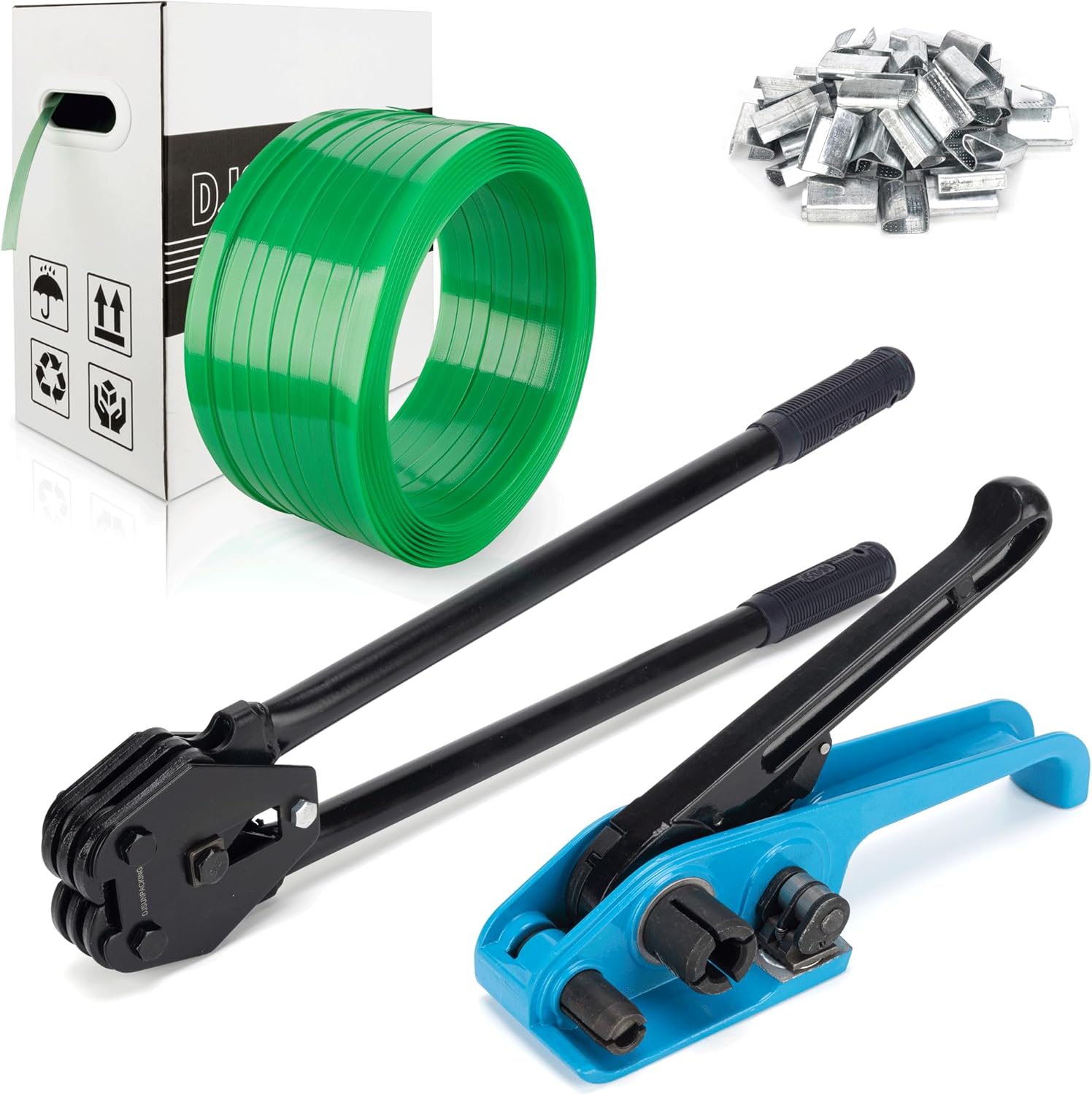 Banding Strapping Kit for Pallet Packaging with Heavy Duty Tools