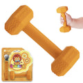 Baby Dumbbell Teething Toy with Pacifier Clip - Soothes Gums & Builds