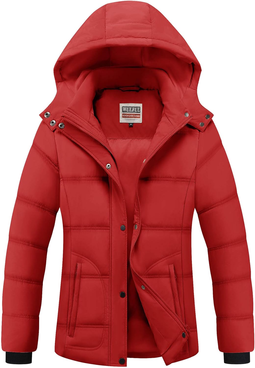 WULFUL Women's Winter Coats Lightweight Warm Thicken Puffer Jacket