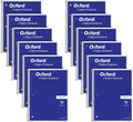 Oxford Spiral Notebook 12 Pack - Bulk Wide Ruled Notebooks for School