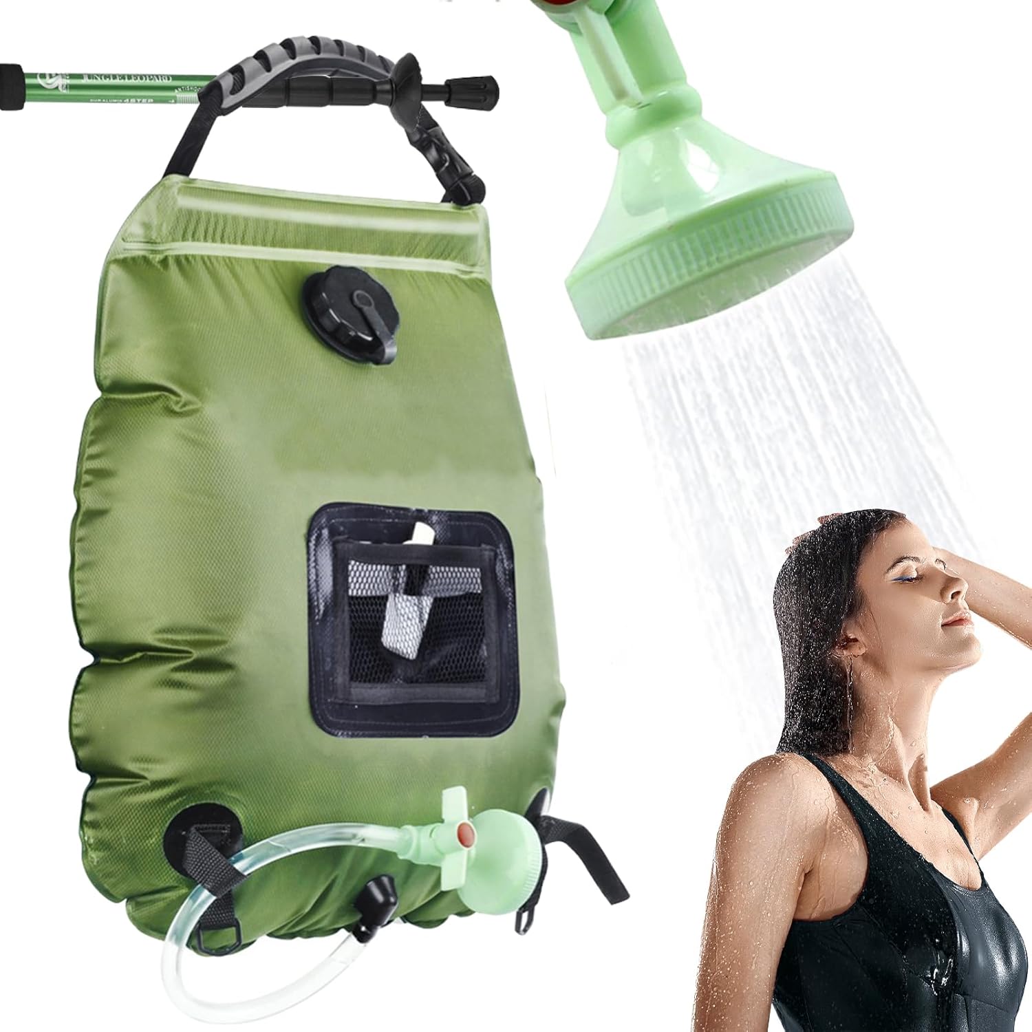 5 Gal Solar Camping Shower Bag - Portable Hot Water On-the-Go!