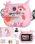 Kids Instant Print Camera 1080P 48MP for Boys Girls - Portable Print
