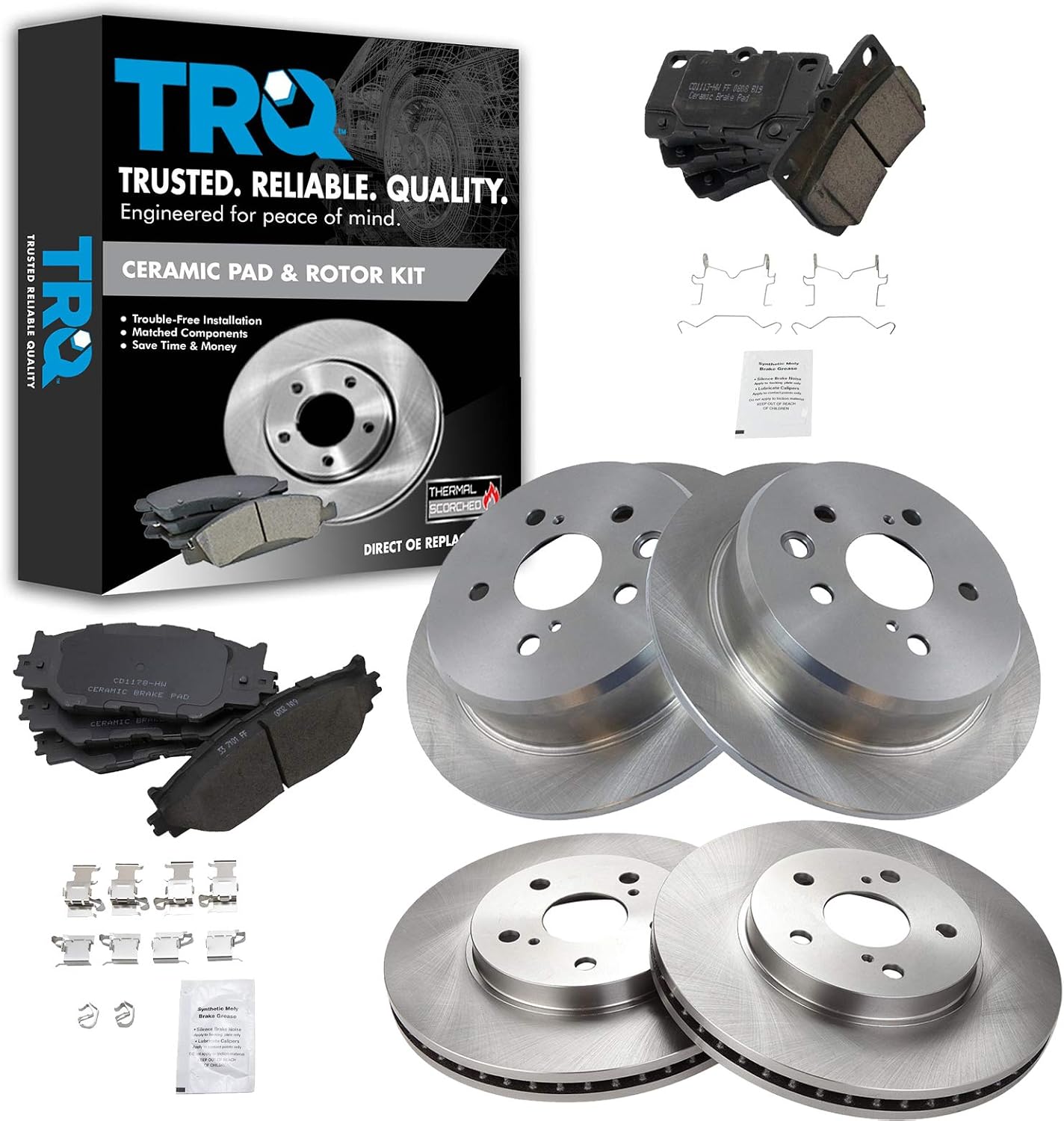 TRQ Brake Pad & Rotor Kit for 2006-2008 Lexus IS250 Review