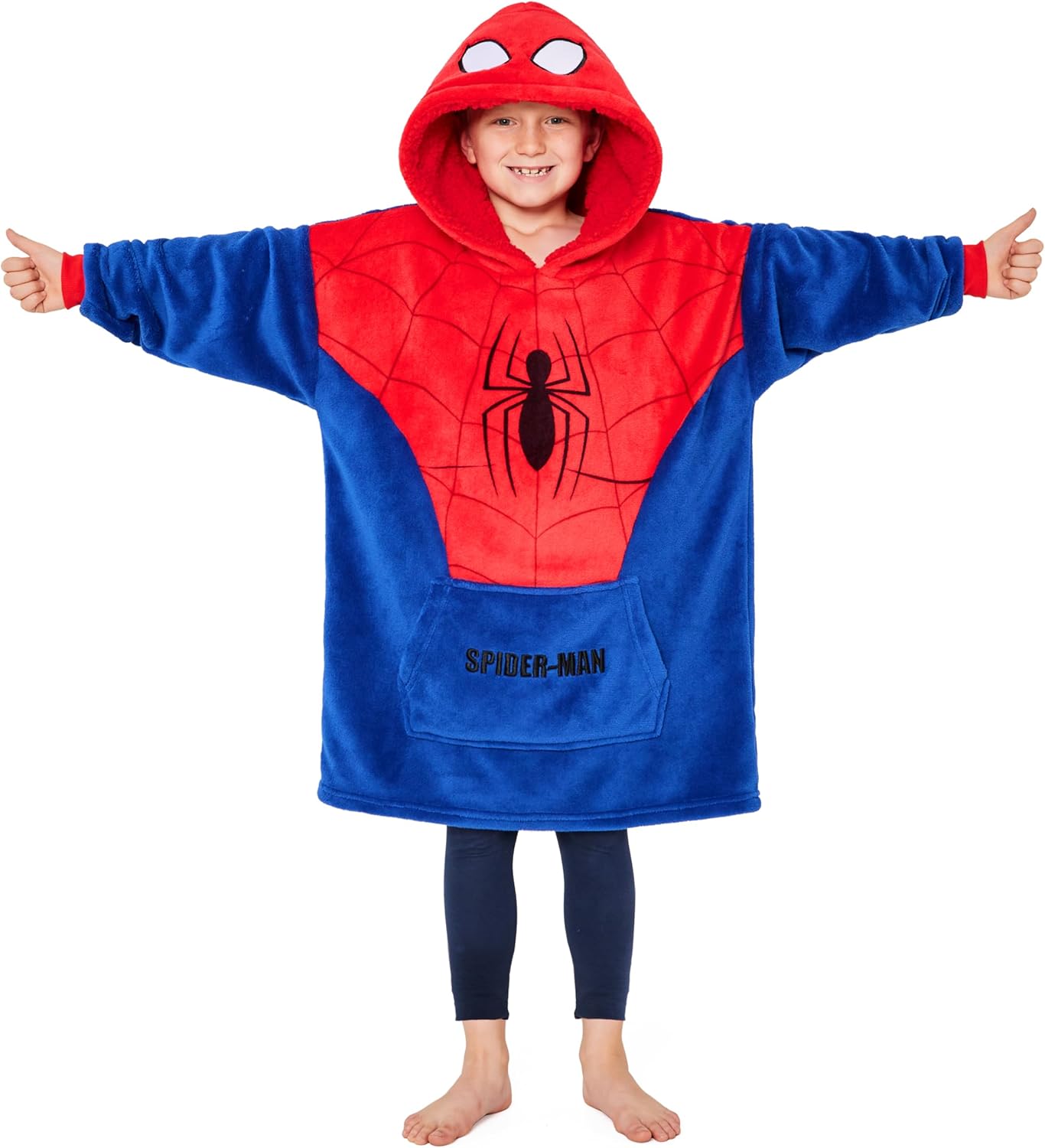 Spiderman Fleece Hoodie Blanket - Cozy Marvel Gift