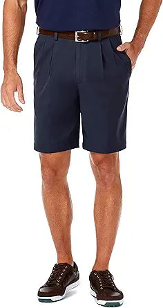 Haggar Men's Cool 18 Pro Stretch Expandable Waist Shorts Review